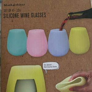 Wine glasses silicone also used for anything else you drink